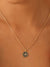 Black Mini Evil Eye Necklace