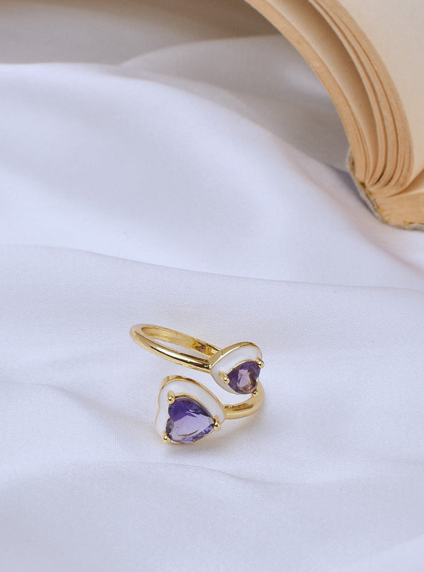 Twin Hearts Ring