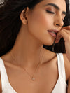 Four Leaf Clover Necklace-White