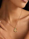 Moon Snake Charm Necklace