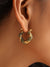 Green Evie Hoop Earrings