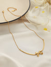 Waterproof Bow Necklace