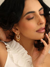Twin Oval Pearl Earrings
