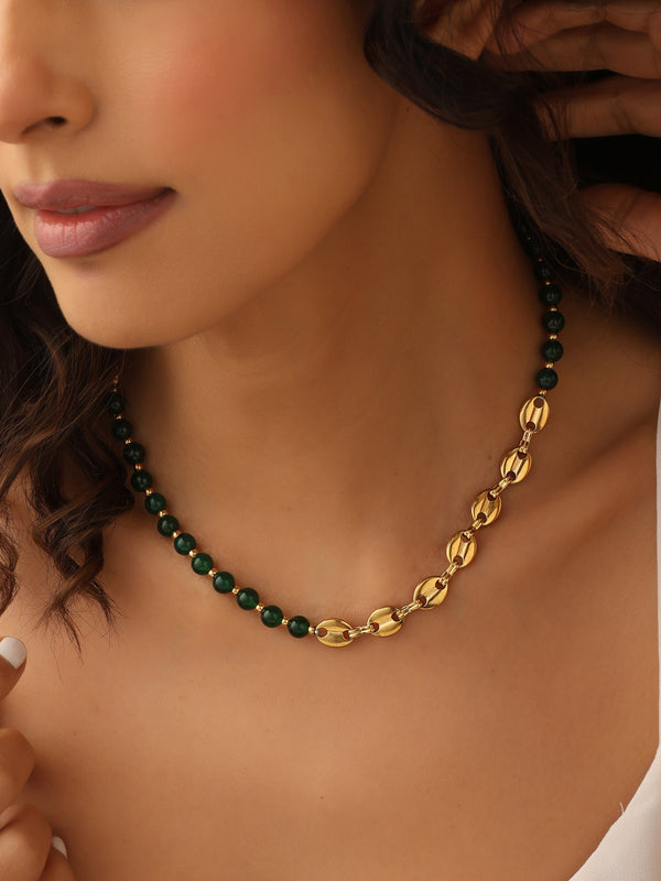 Natural Stone Agate Necklace