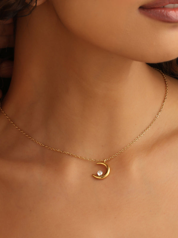 Lunar Steel Necklace