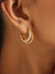 Klissaa Twin Pearl Hoop