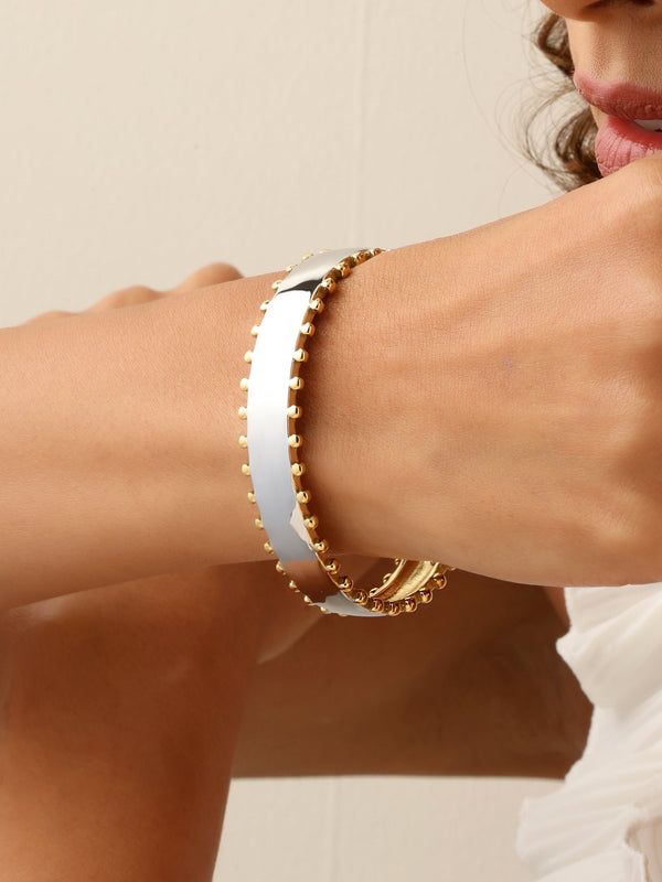 Silver Mirror Cuff