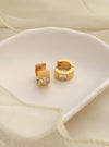 Mini Adelle Gold Huggies