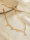 Opulent Clover Layered Necklace