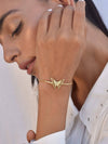 Klissaa Butterfly Crystal Bracelet