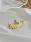 Clover Hoop Earrings By Klissaa