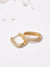 Diamante Rectangular Hoop Earrings