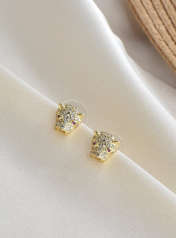 Panther Stud Earrings