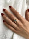 18k Gold Plated Evil Eye Ring
