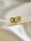 22K Gold Plated Link Chain Ring