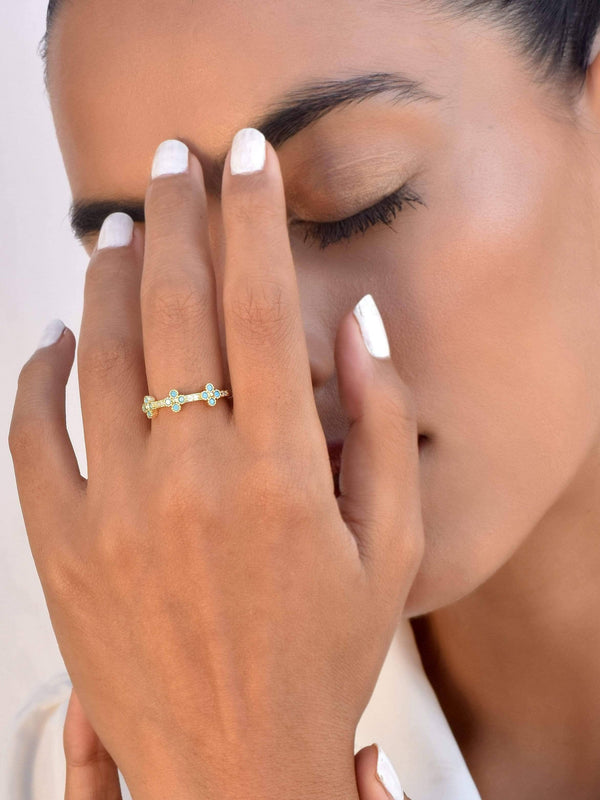 Klissaa Clover Ring