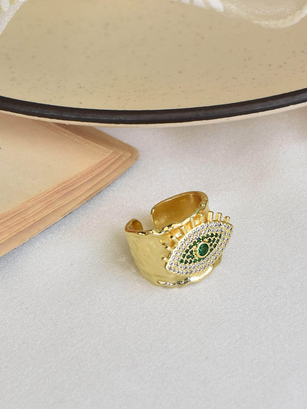 Statement Nazar Eye Ring